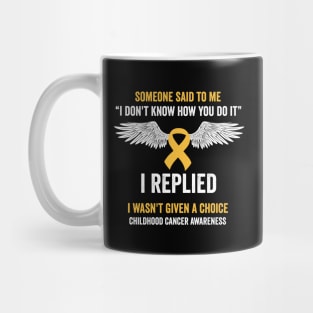 childhood cancer awareness month - gold ribbon awareness month - childhood cancer warrior Mug